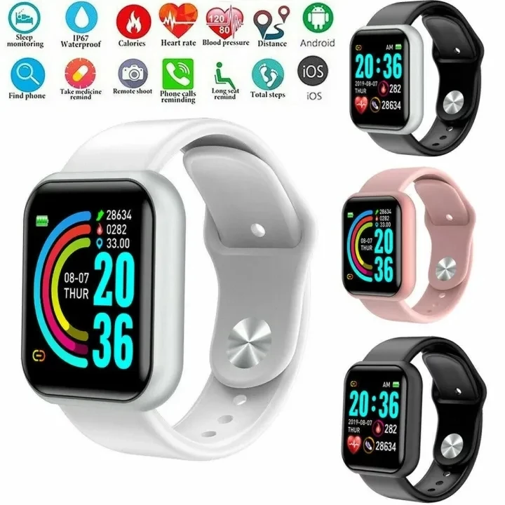 Smart Watch Women Blood Pressure Heart Rate Monitor Men Smart Bracelet Waterproof Sport Fitness Tracker Watches For Android IOS