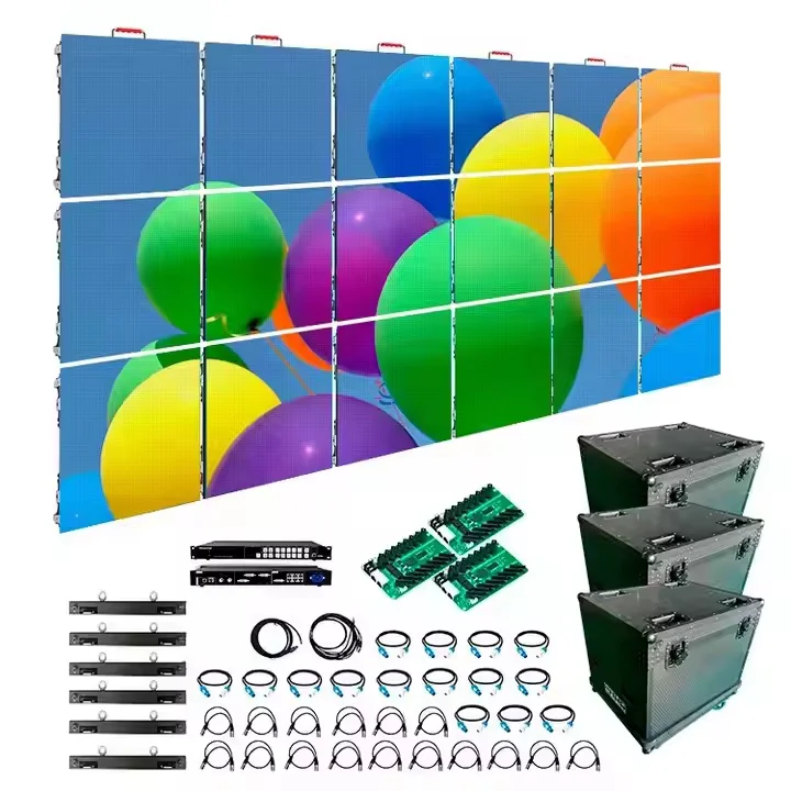 المبيعات الساخنة ضوء رقيقة جدا سهلة التركيب تبديد الحرارة الجيدة P2.604 شاشة عرض LED للإيجار في الهواء الطلق للحدث #6