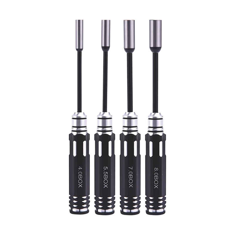 RC เครื่องมืออะไหล่ชุดสถานีซ่อมโลหะ Hex Screw Driver ชุด 4 in 1 สําหรับ RC รถบรรทุกรถยนต์ FPV เฮลิคอปเตอร์ DIY รุ่น TH22810