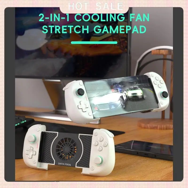 وحدة تحكم ألعاب لاسلكية DATA FROG X3 لتوصيل 24 ساعة لوحدة تحكم ألعاب أندرويد لهاتف Galaxy Ideal لهاتف PUBG Mobile & Mo #1