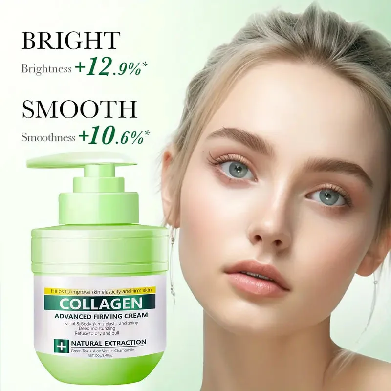 Collagen Body Cream Firming Fade Fine Lines Wrinkle Dark Spots Repairing Drying Body Skin Care Brightening Moisturizing Cream