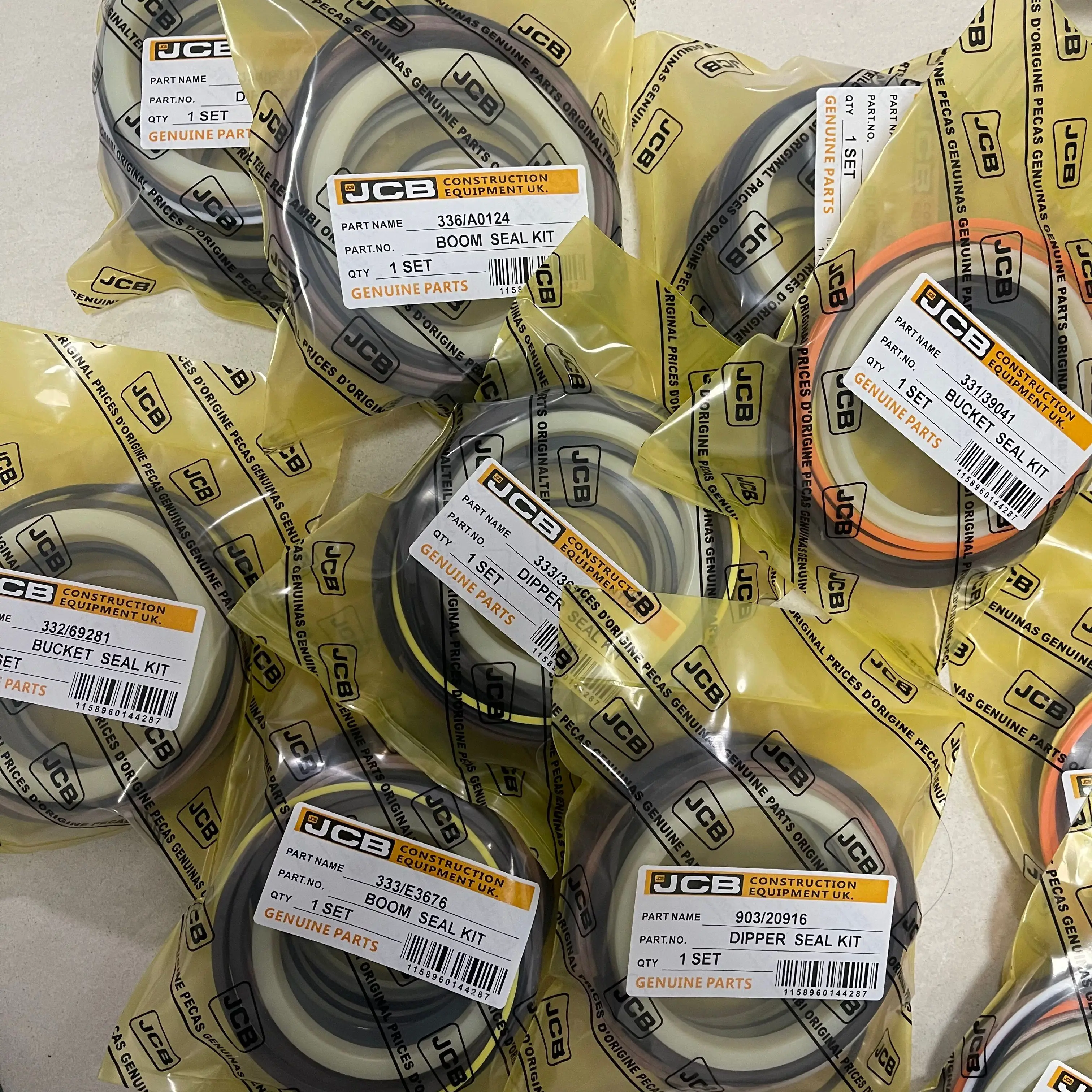 KUPY High quality hydraulic cylinder seal kit For JCB 550-42261 550/42261
