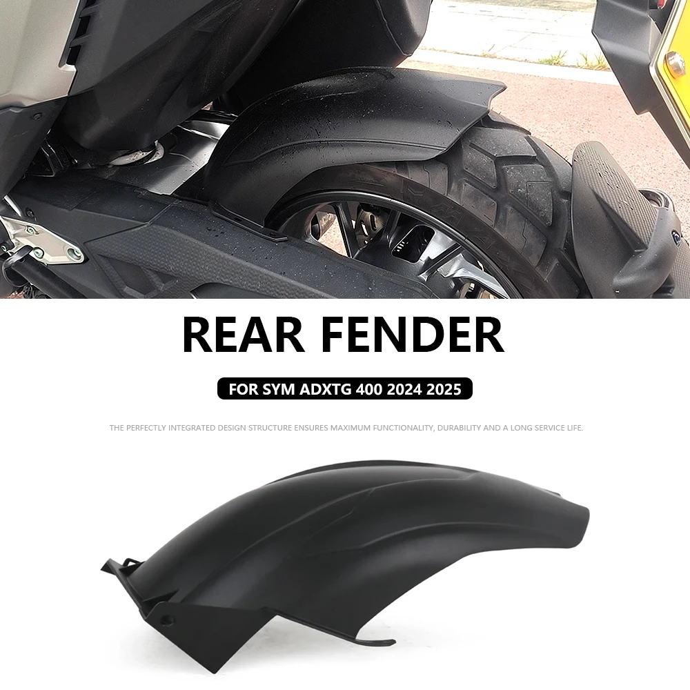 

For SYM ADXTG 400 ADXTG400 2024 2025 Motorcycle Rear Wheel Extended Fender Splash Protector Rear Tire Extension Hugger Mudguard
