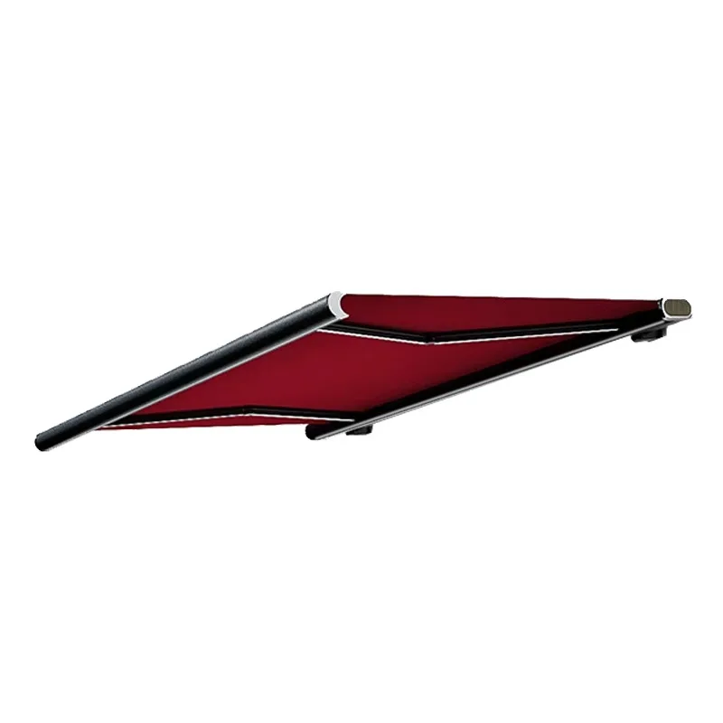 

Villa balcony courtyard remote control folding telescopic aluminum alloy canopy