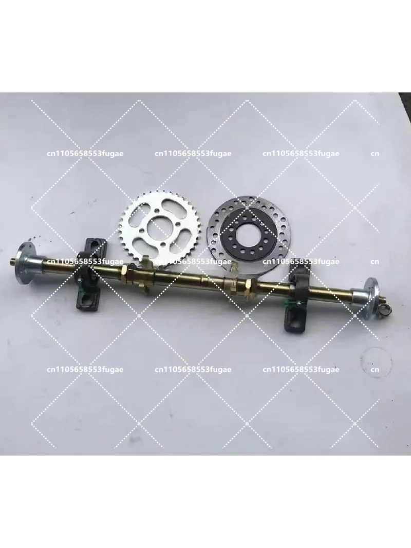 3-Wheel ATV Rear Axle 61cm Bearing Flange Kit, Go Kart Accessories Replacement Part