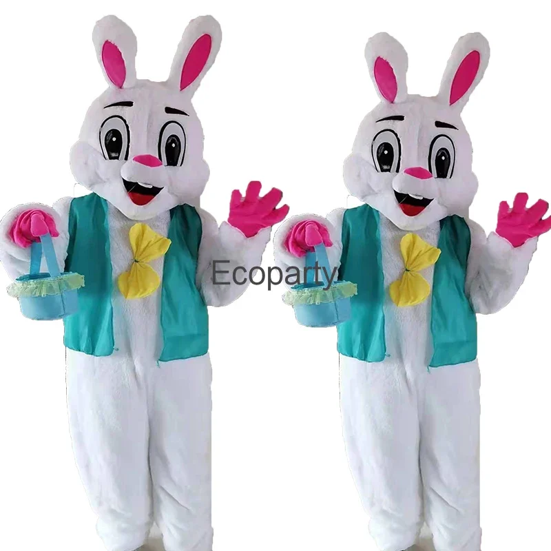 

New Easter Bunny Costume Rabbit Halloween Mascot Costume Adult Dress Up Halloween Carnival Birthday Rabbit Costumes