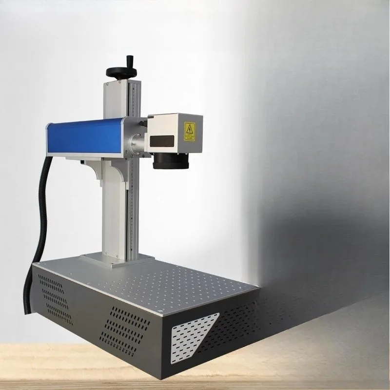 20W desktop integrated fiber optic marking machine small automatic portable engraving machine stall stall