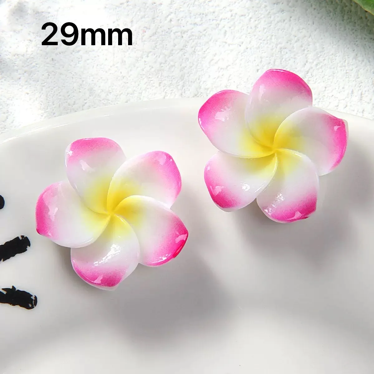 10 قطعة الراتنج الطازج الملونة زهرة DIY كريم الغراء اكسسوارات اليدوية مشبك حذاء مشبك شعر جراب هاتف الديكور الحرفية السحر