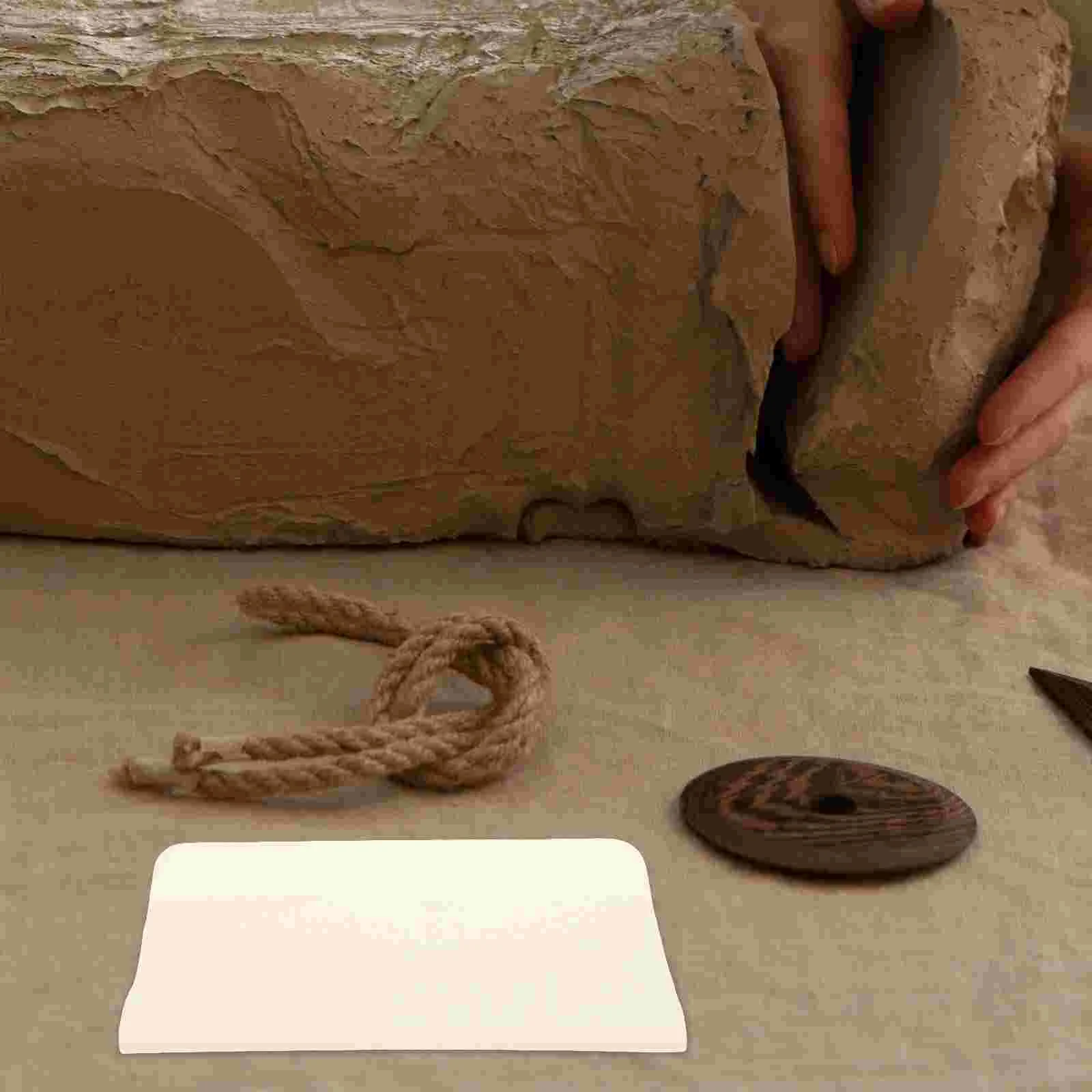 

20 Pcs Sculpture Pottery Tools Superfine Fiber Chamois Cloth for Drawing Clay Crafts DIY Cushion