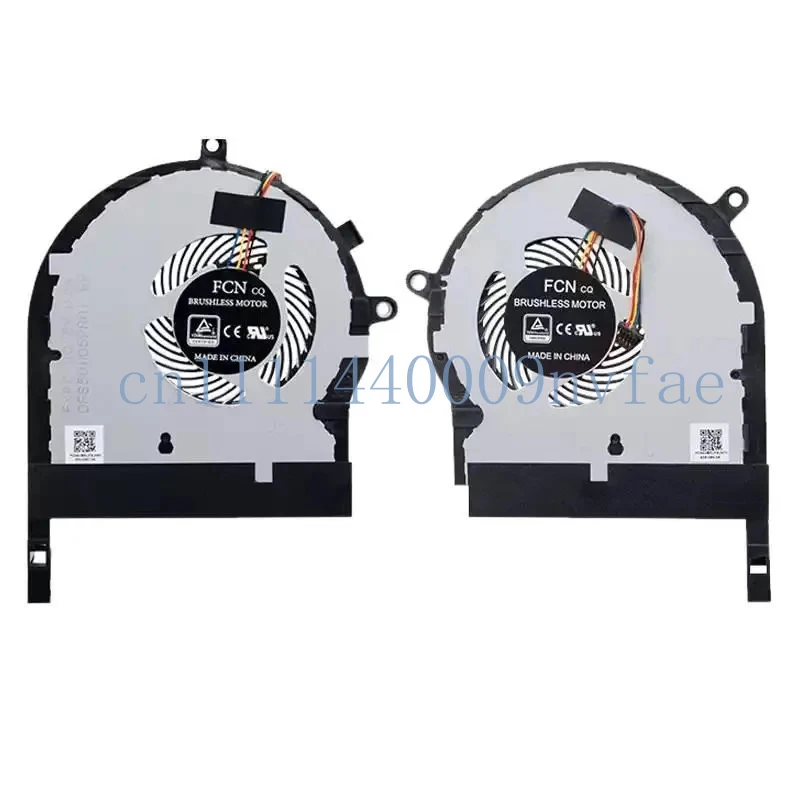 Ventilateur de refroidissement CPU+GPU de remplacement pour Asus ROG TUF Gaming FX504 FX80 ZX80 FX504G FX504GD FX80G FX80GE ZX80G Series Fan 0.2