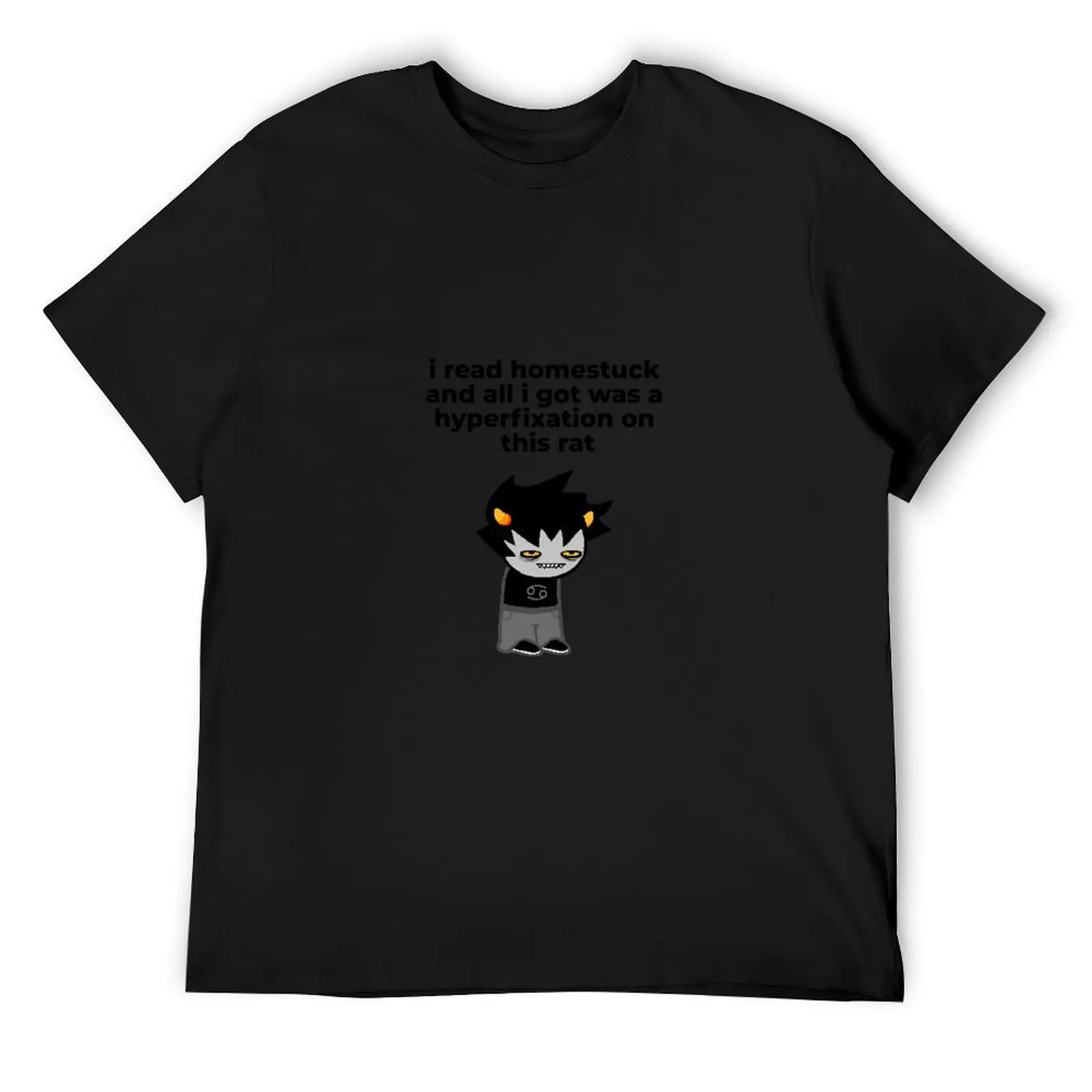 homestuck karkat hyperfixation T-Shirt shirts graphic tees boys whites Aesthetic clothing vintage graphic tee men t shirts