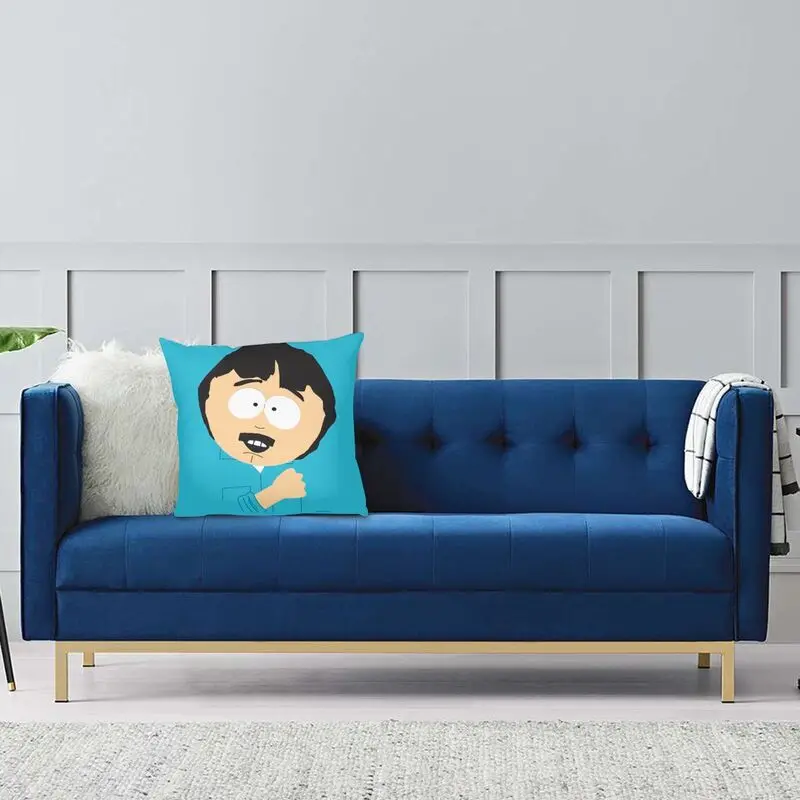 Geanimeerde Komische Films Southpark Kussenhoezen 45X45Cm Fluwelen Kussensloop Voor Bank Vierkante Kussensloop Woonkamer Decoratie