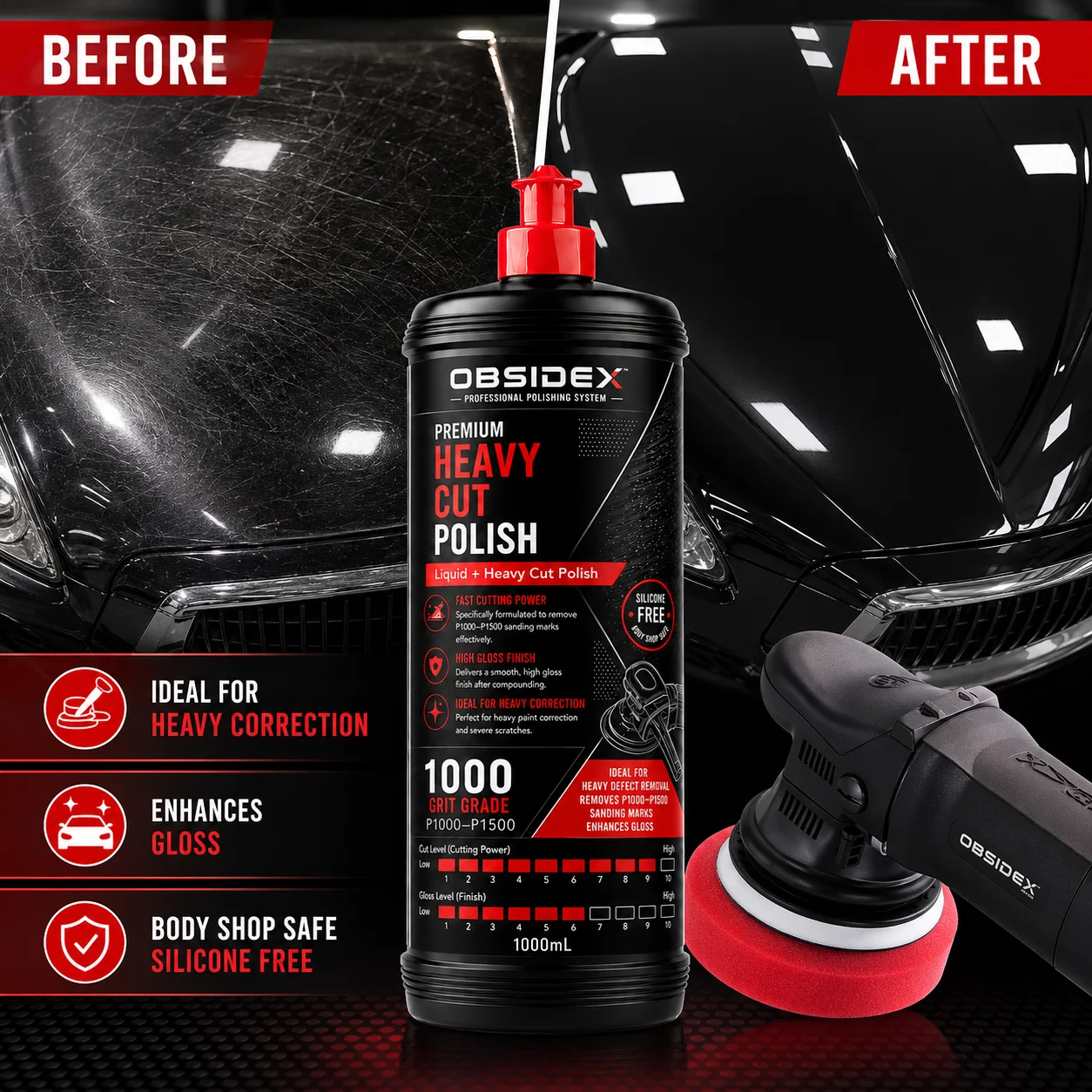 Set de Pulido Premium OBSIDEX - Clay Bar Lubricant reseña y precio