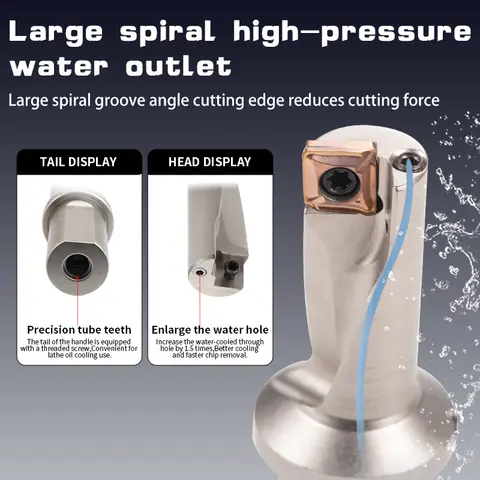 TCAP 08R 10R 12R 14R 16R 2.25D 3.25D 드릴링 다기능 드릴링 및 보링 올인원 폭력 드릴 Xcmt 범용 인서트