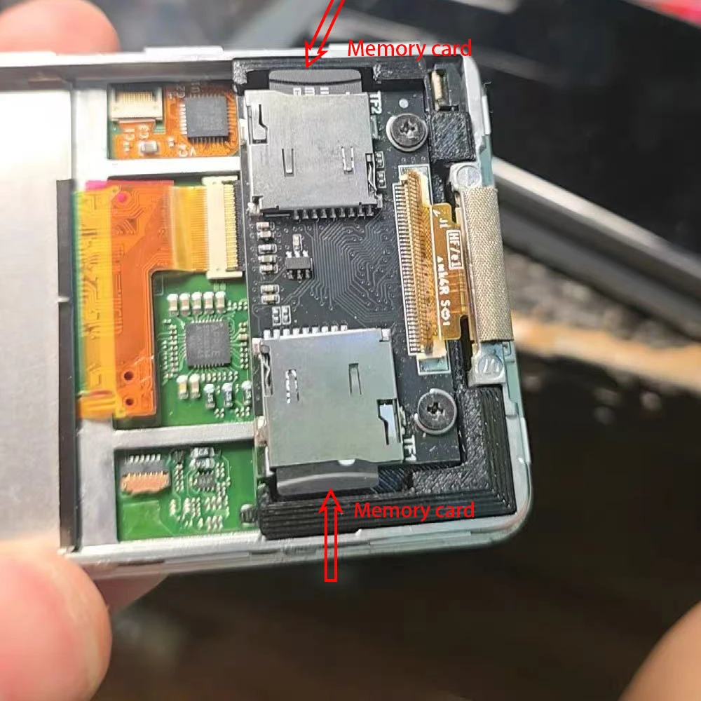 Dual-TF-Karten-zu-CE/ZIF/SSD-Adapterkarte Verbindungskarte für iPod 3., 4. Video, 5. Classic, 6., 7. PC-Spiele, NAS-Upgrade, iFlash – Detail 9