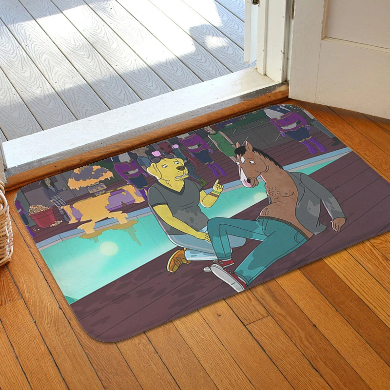 Hallway Porch Foot Mat Non-slip G-Bojack Horseman Kitchen Bedroom Rug Slip-resistant Entrance Door Doormat Balcony Carpet