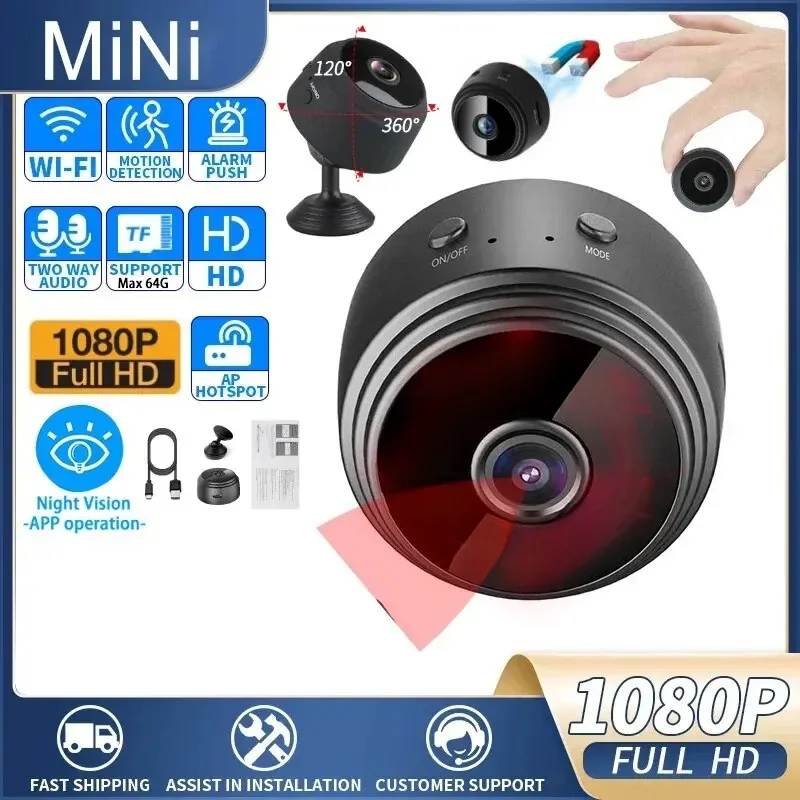 A9 Mini Camera WiFi Wireless Monitoring Security Protection Remote Monitor Camcorders Video Surveillance Smart Home