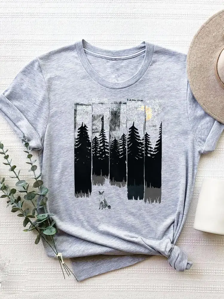 Travel Camper Love Trend Fashion Women Short Sleeve Clothing Graphic T-shirt Lady Clothes Casual Basic Tee Top Print T Shirt