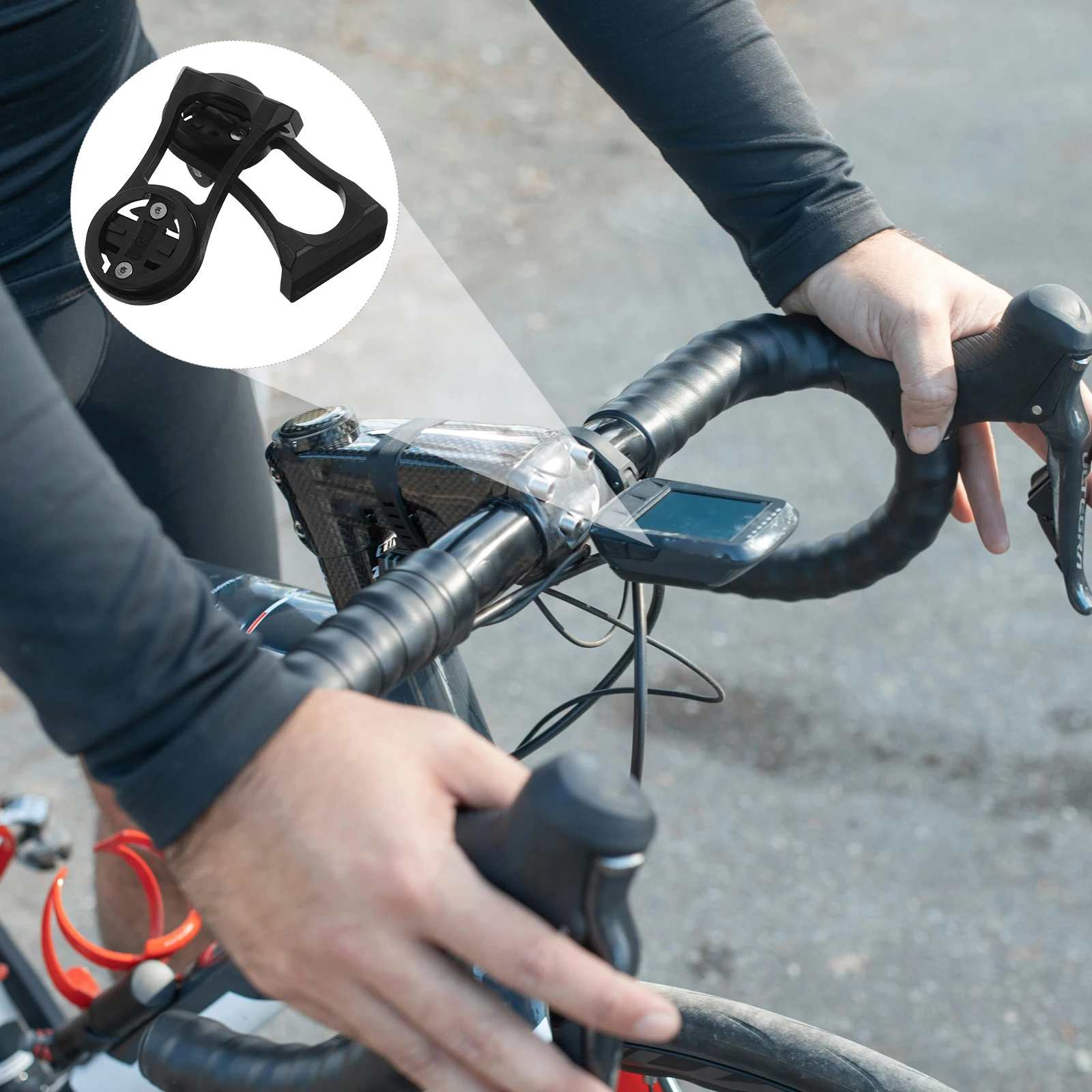 2Sets Bike Handlebar Extension Bracket Aluminum Alloy Mount Stable Holder for Sports Camera Road Cycling Bike Mount