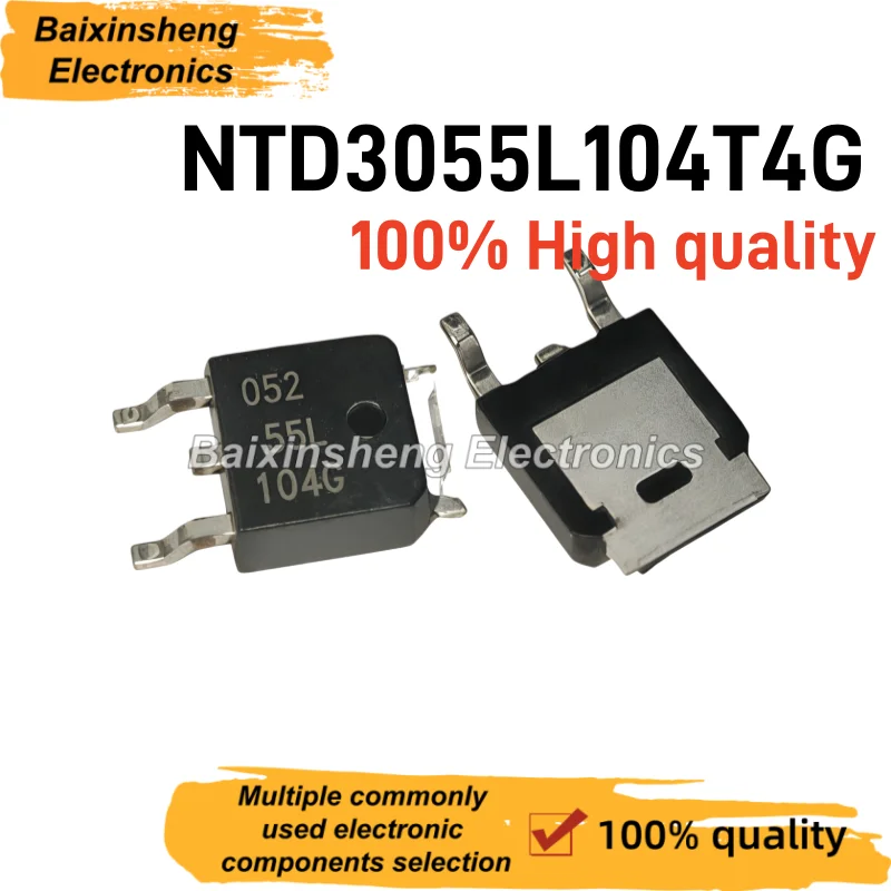 20PCS New NTD2955G TO‑252 SMD P‑Channel MOSFET 60V12A NT2955G Power Field‑Effect Transistor