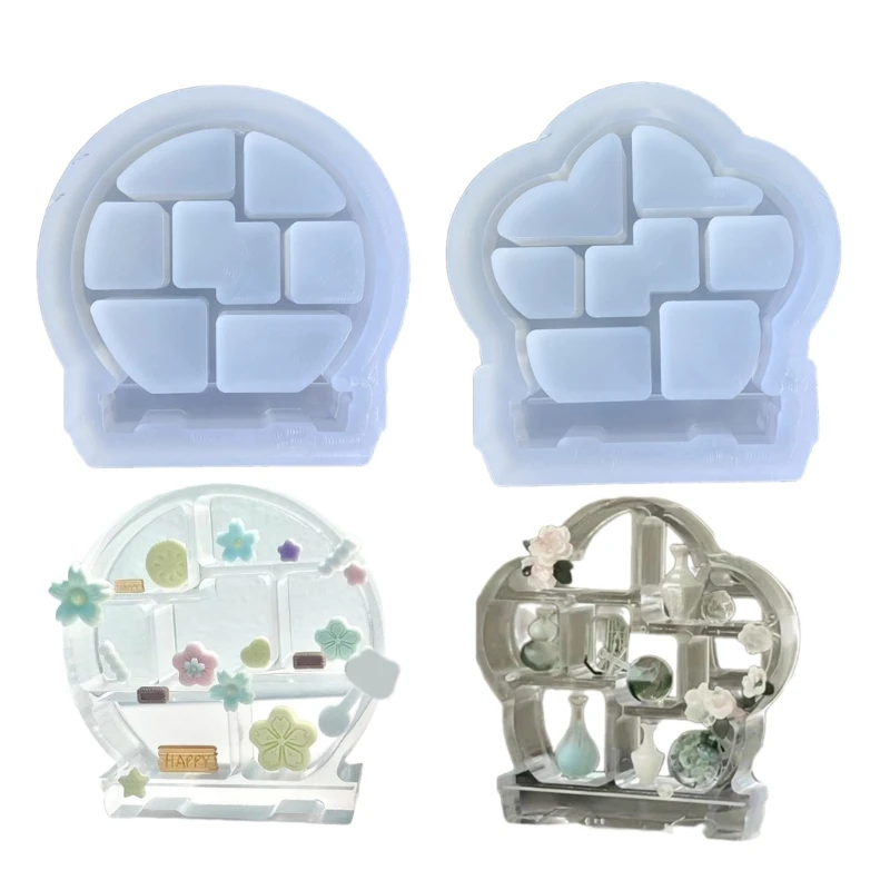 Casa bonecas miniaturas moldes ornamento molde material silicone grau alimentício para diy