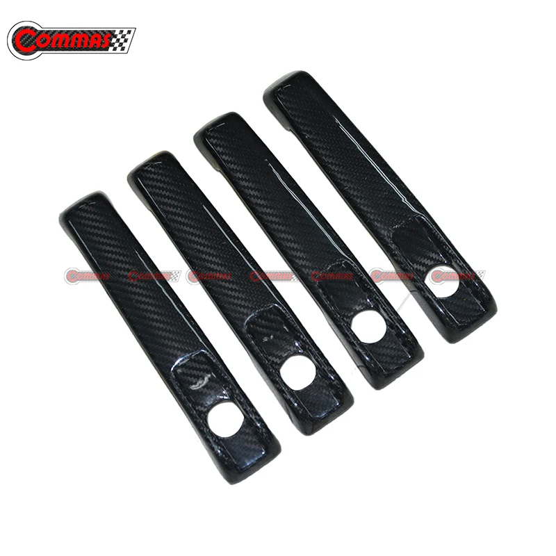 

3k Carbon Fiber Car Exterior Trim Door Handles Covers For Mercedes Bens W463A W464 G Wagon Class G350 G400 G500 G55 G63 G65