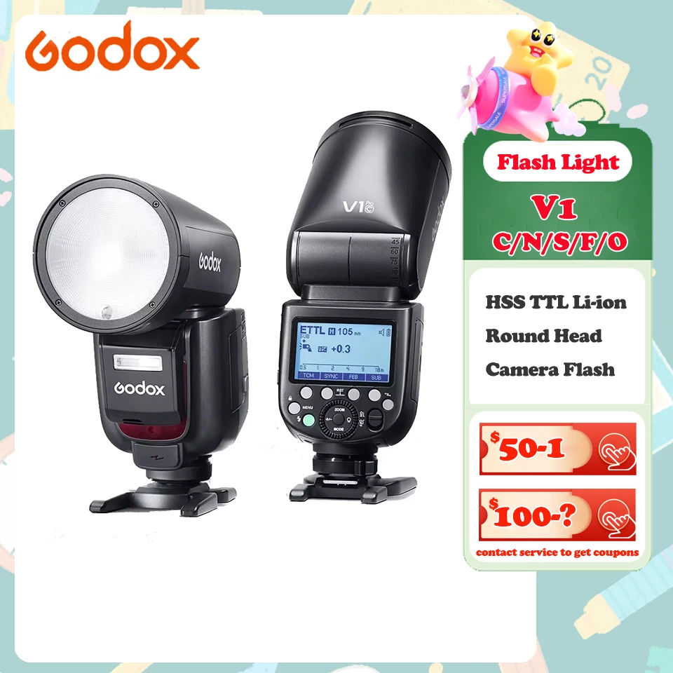 Godox V1 Pro Ttl Li… - image