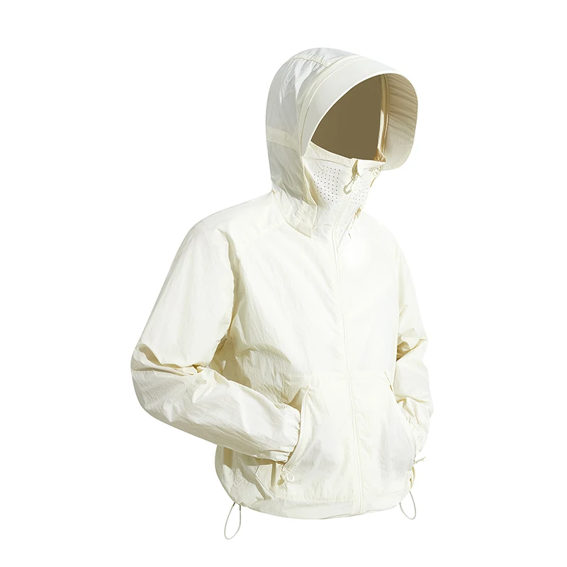 

New Arrived Men's Ice Silk Sunscreen Summer Thin Waterproof Breathable Men UV Fishing Coat Ultralight Loose and Thin Skin Coat