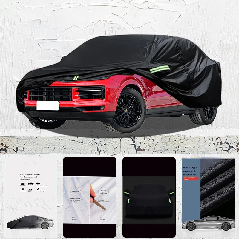 

For-Porsche-Cayenne-Anti-UV-Sun-Shade-Rain-Snow-Resistant-Dustproof-Black-cover-Car-umbrella-Full