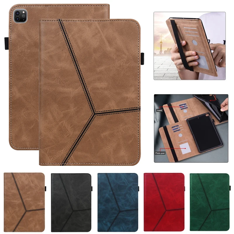 

Funda For iPad Pro 2024 M4 Case Business PU Leather Flip Cover For Coque iPad Pro 13 11 inch 2024 Case Wallet Stand Cover
