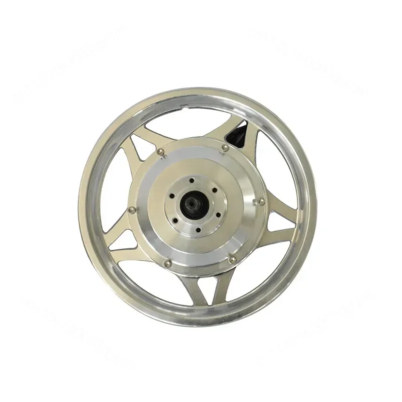 Customized high speed motor 12 inch five star aluminum alloy wheel brushless toothed motor for electric bicycle disc brake