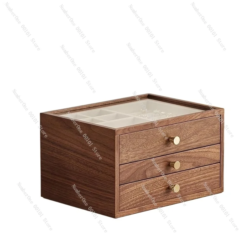 Premium Wood Jewelry Box | Exquisite Jewelry Storage Box, Retro Display Box