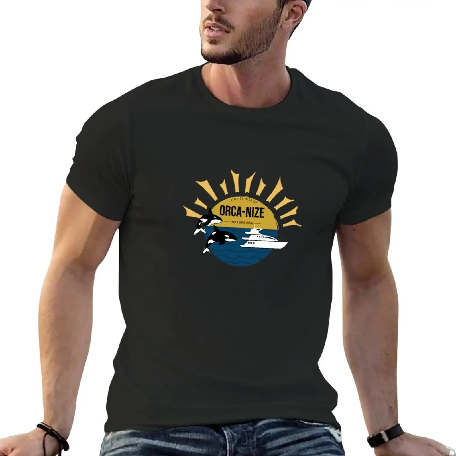 

New Orca-nize T-Shirt fashion shirts funny shirt cotton tops compression shirt men