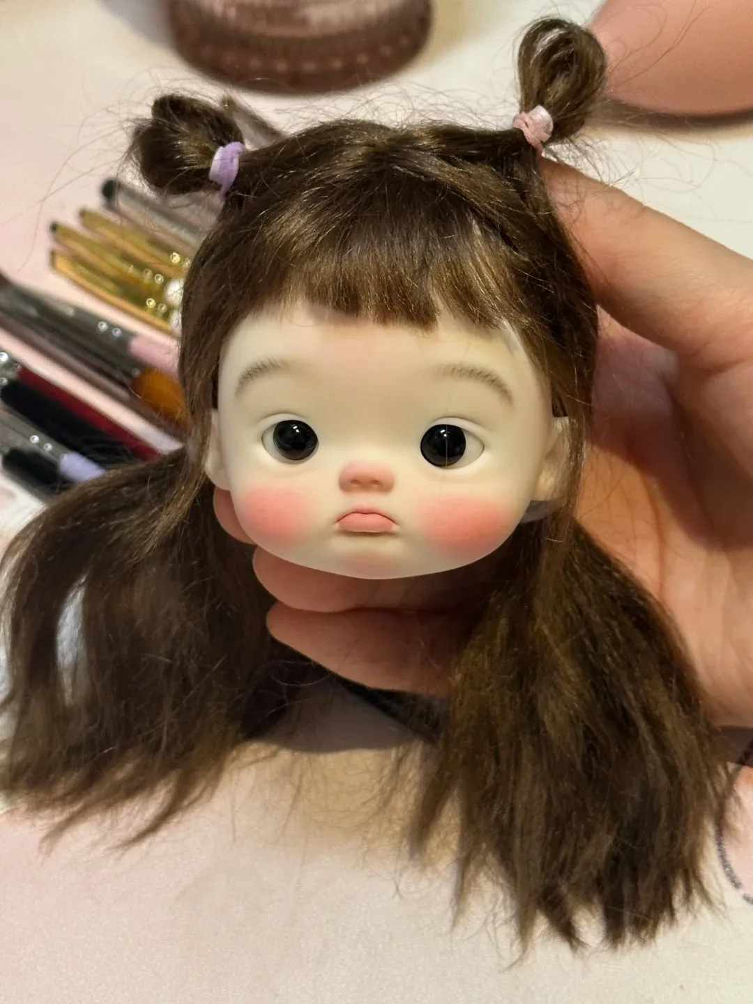 Nueva muñeca sd BJD 1/6 Dot Sister Girl Fish muñeca pequeña de tela sd articulaciones lindas resina móvil bb Spot maquillaje