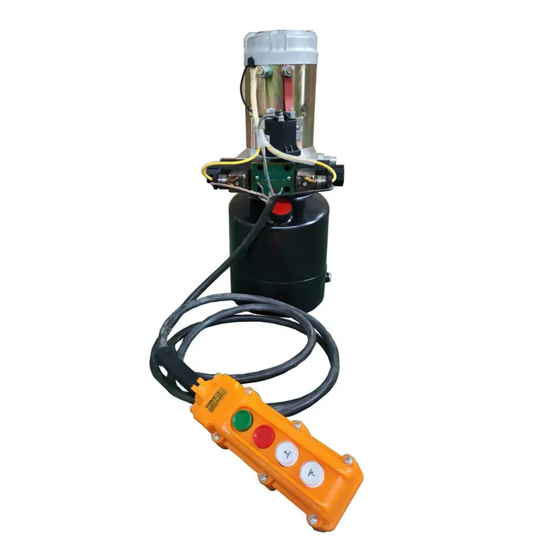 Vehicle hydraulic pump 24v hydraulic power unit mechanical pump station assembly