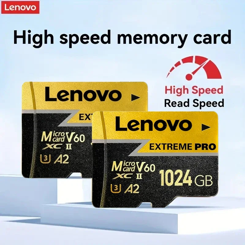 

Lenovo 1024GB Micro SD Card High Speed Class10 4K Full HD Video Extreme pro 128GB Memory Card for Phone Tablet Camera Switch