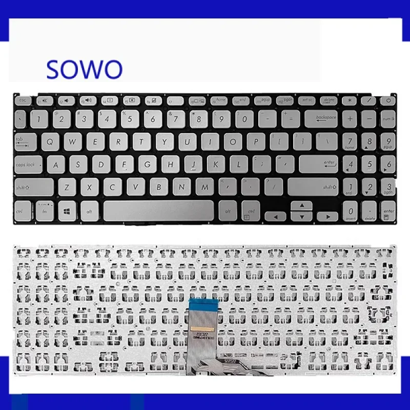 

Новая клавиатура для ASUS X512 F512D Y5100U M5050D Y5000F V5000D V5000F V5000J X512 F512D Y5100U M5050D Y5000F V5000D V5000F V500