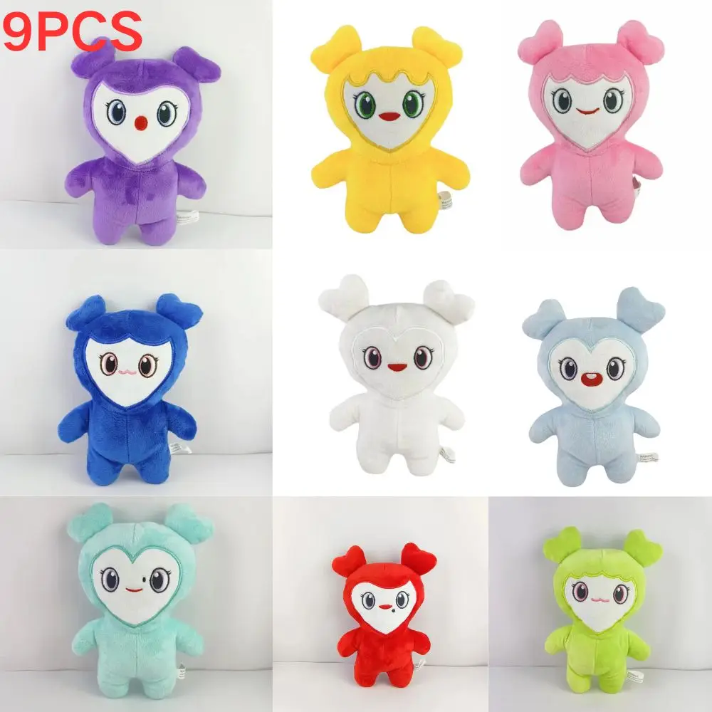 25 cm 9PCS/lot lovelys Plush Korean Super Star Plush Toys Cartoon Animal TWICE Momo Doll Pillows for Fans Girls Birthday Gifts