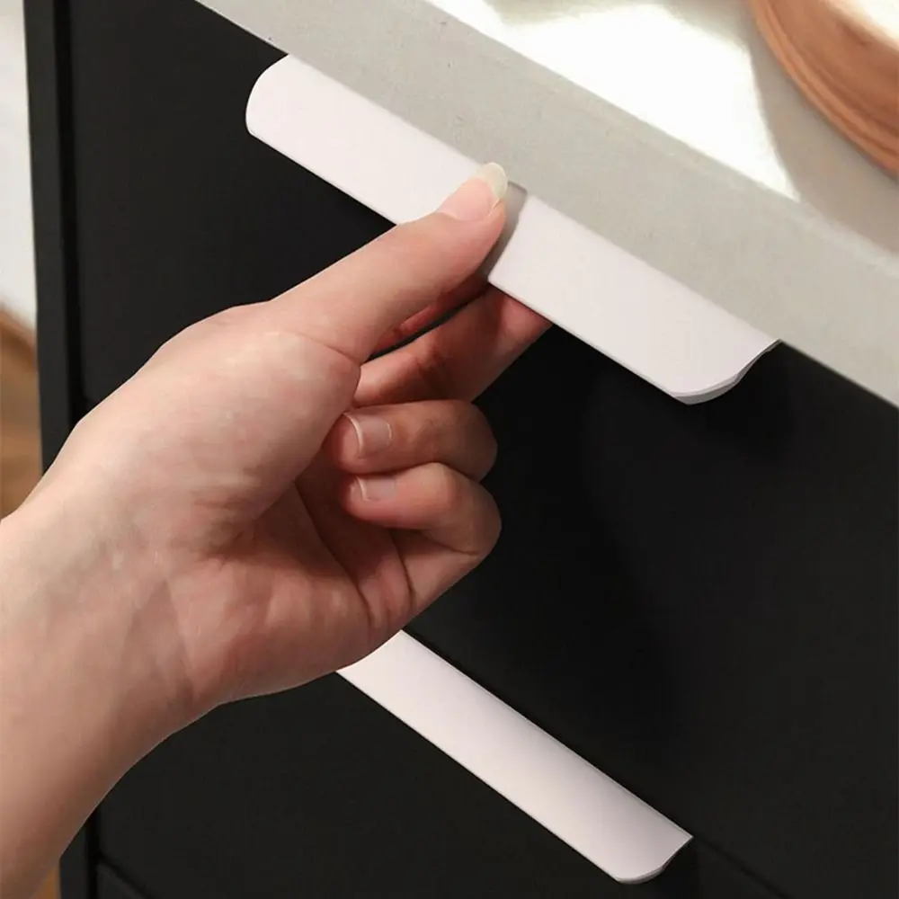 Fashion Aluminum Alloy Invisible Door Handle Hidden Furniture Door Knobs Multifunctional Hardware Drawer Pulls Handle Cupboard