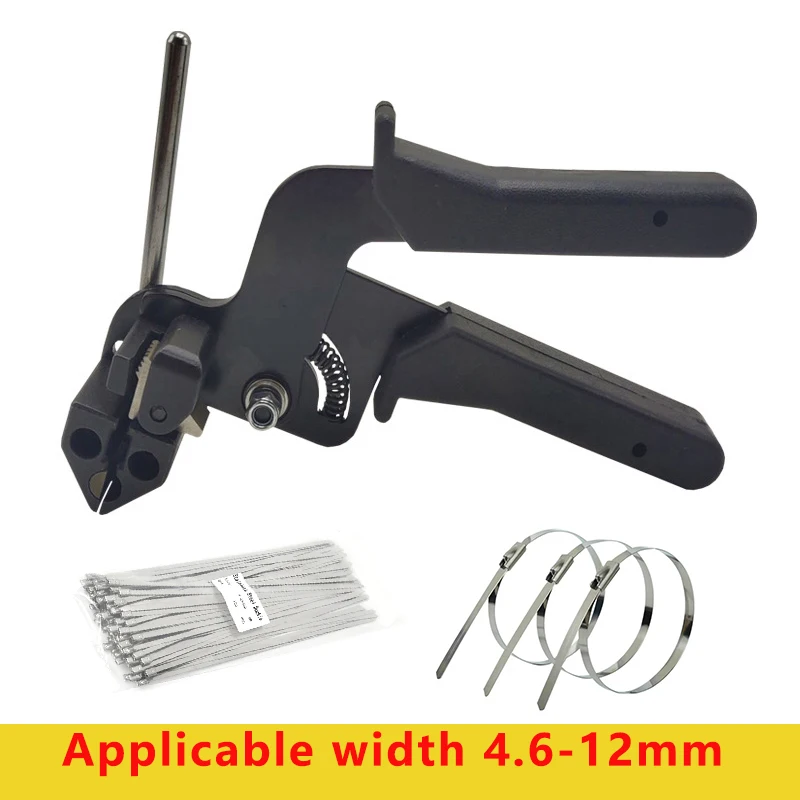 

Automatic Zip Tensioning Tool Cable Ties Plier Cable Ties Guns Stainless Steel Hand Fastening Strap Cutting Wrap Tool