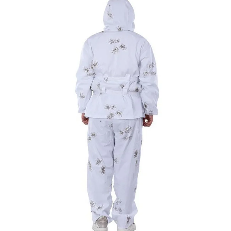 Snow White Camouflage Ghillie Suit Set 3