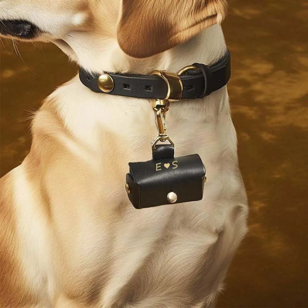 Personal isierte Hochzeit Leder Ring Box für Hunde halsband Ring Box Verlobung Ehering Box Lagerung