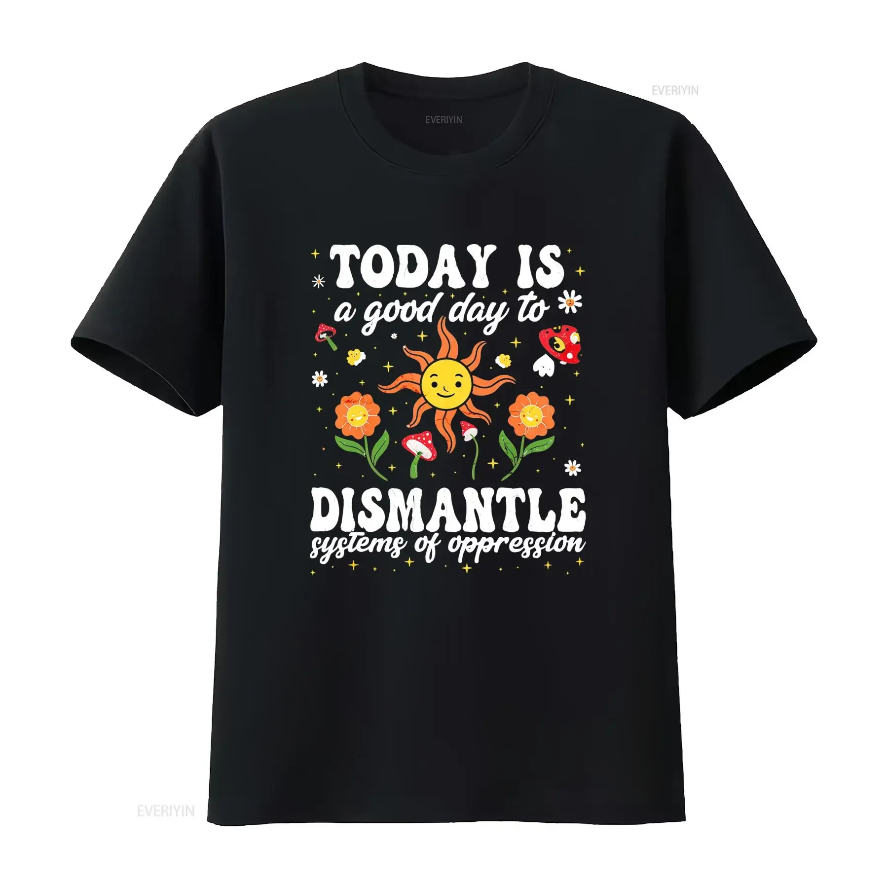Today Is A Good Day To Dismantle Systems Of Oppression Human Rights T Shirt Liberal Activist Indie Aesthetic Clothing vintage