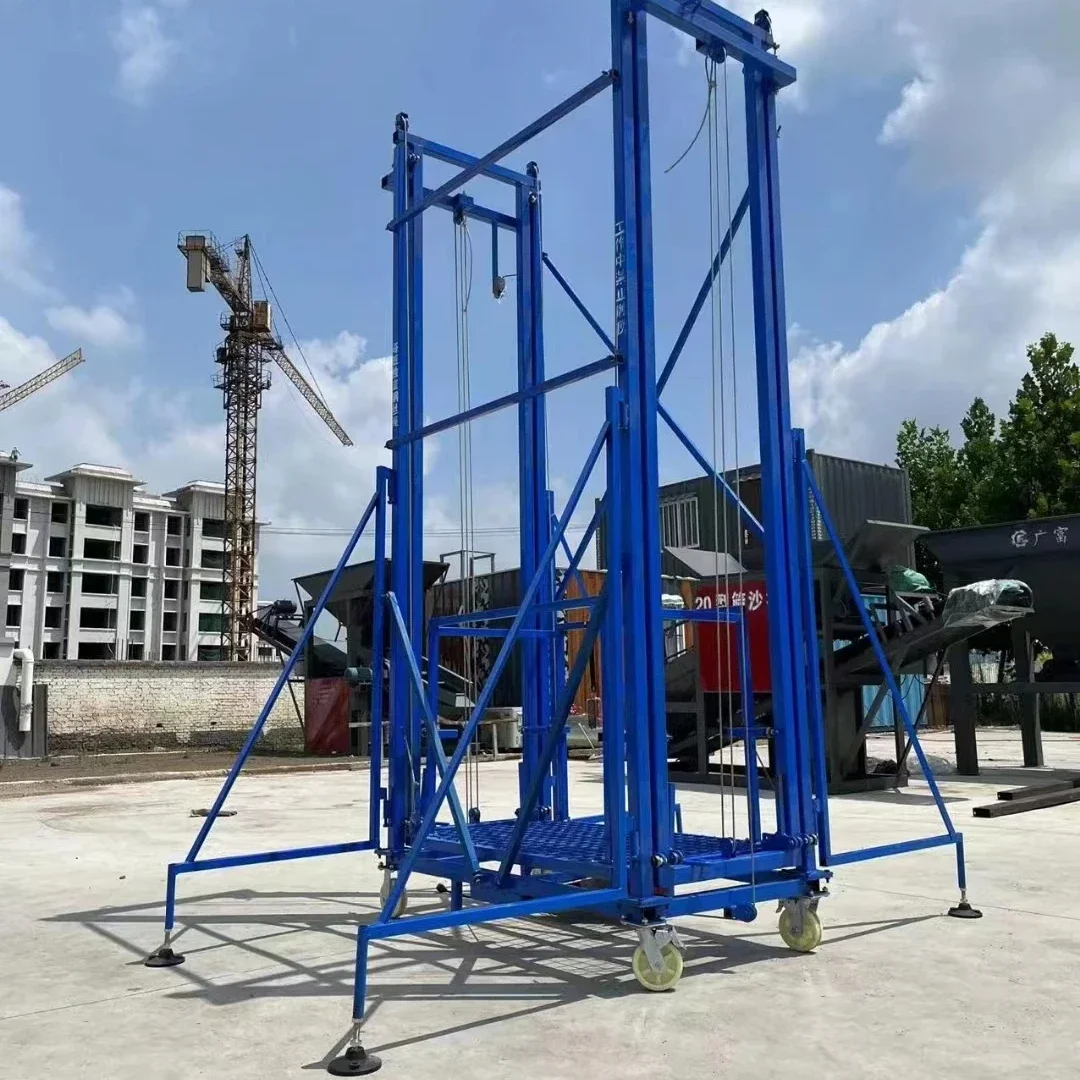 300kg Mobile Electric Lifting Scaffolding Platforms, 6m Multiple Models Electrical Scaffolding Lift