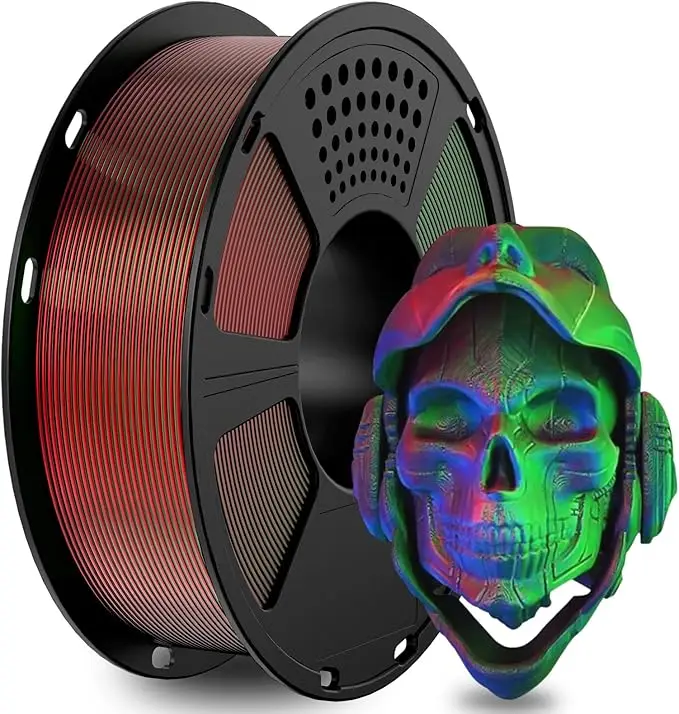 Giantarm Tri-Color Silk PLA Filament 1,75mm 1kg Spule +/-0,03mm Genauigkeit Vakuumverpackt Schneller Versand