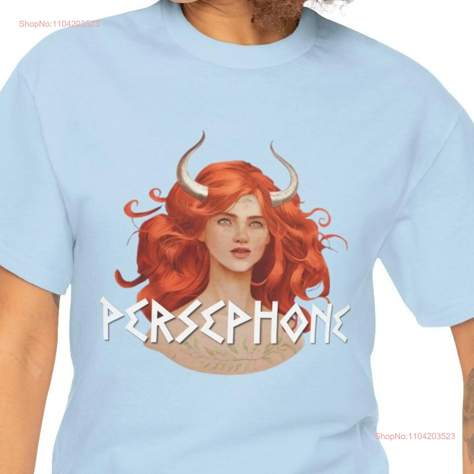 Persephone T Shirt Greek Mythology in Comfort Colors Goddess Vintage for Fans Trendy  long or short sleeves