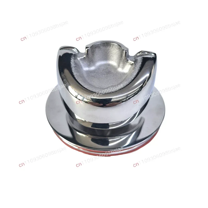 V2 Bottomless Flat Coffee Machine Handle Deformable Horn, Ingot Double Mouth