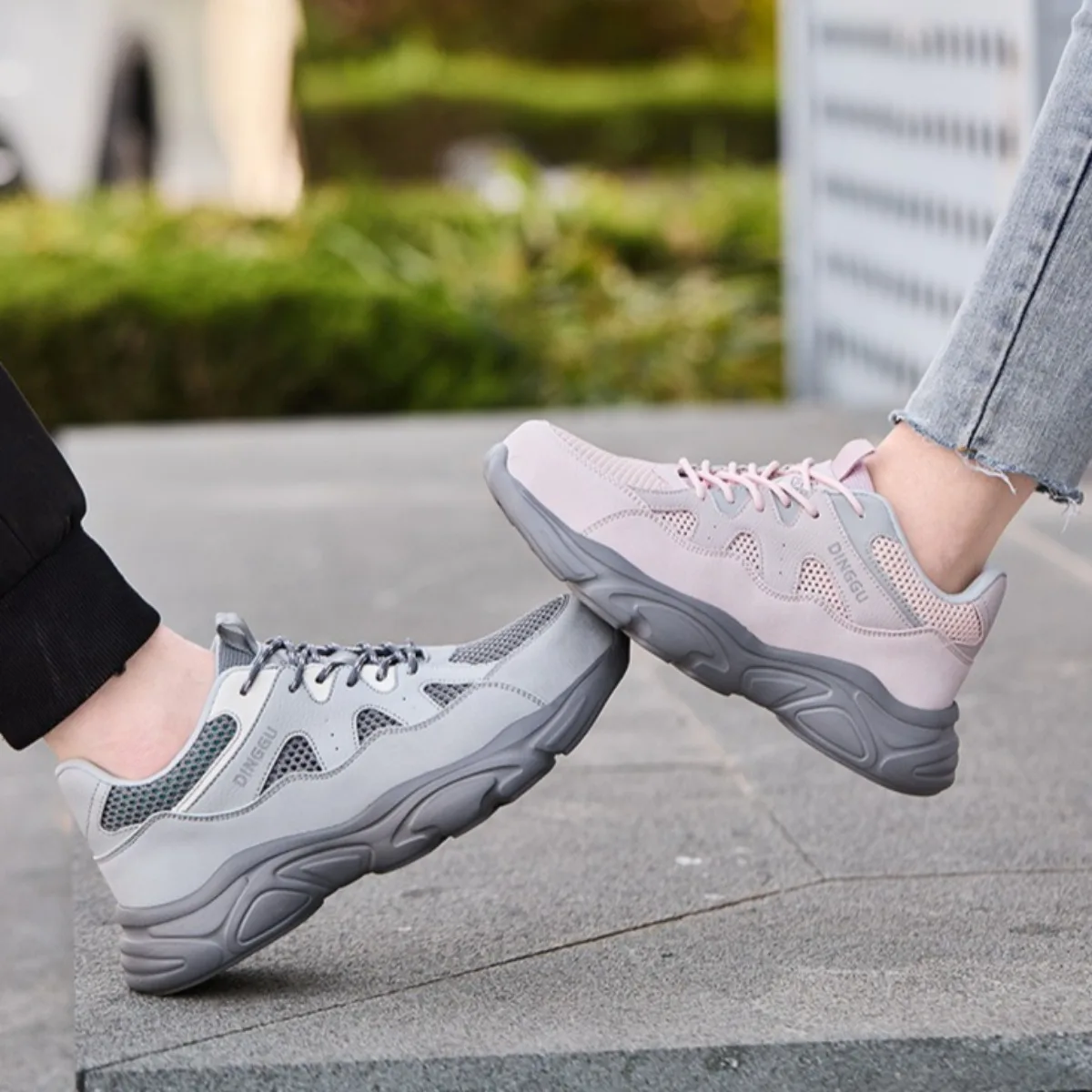 أحذية رياضية نسائية جديدة للعمل الآمنة قابلة للتنفس وخفيفة الوزن وغير قابلة للانزلاق وغير قابلة للتدمير لجميع المواسم #2