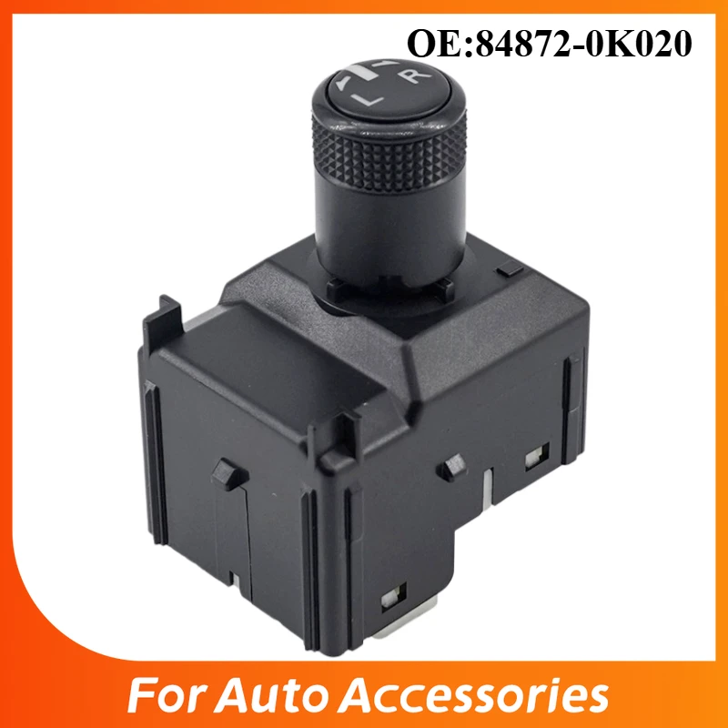 183744 84872-0K020 Rearview Control Button Knob For Toyota Hilux Revo 2016 - 2020 Wing Rear Mirror Adjust Master Switch