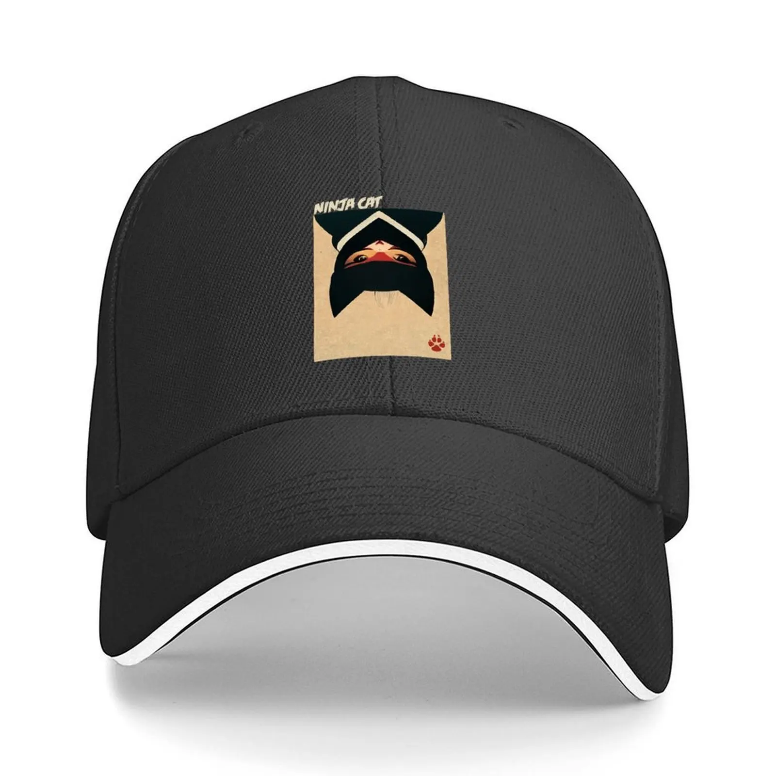 

Ninja Cat Baseball Cap funny hat dad hat fun hats Dropshipping Women's Beach Men's